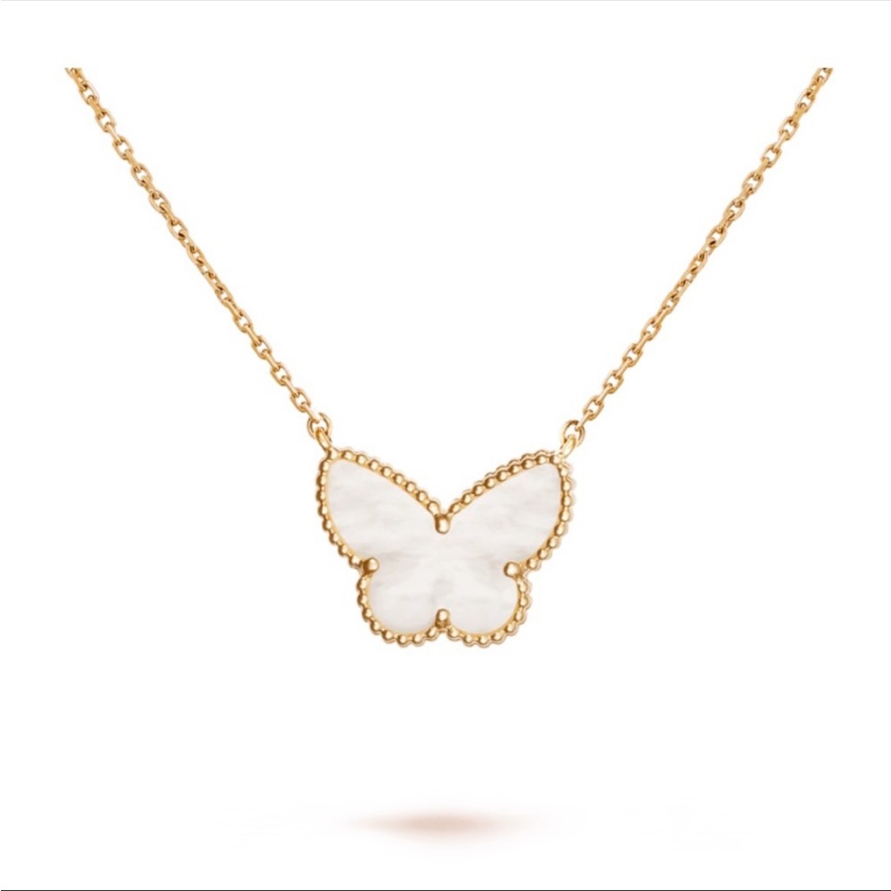 Van Cleef and Arpels Lucky Alhambra butterfly pendant